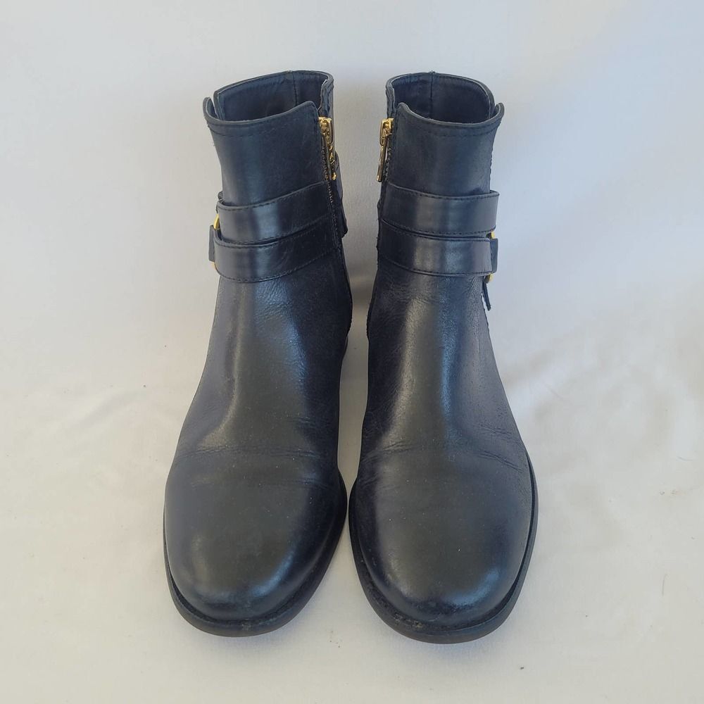 Sperry Women’s Clinton Black Leather Ankle Boots Size 6 NWOT - Picture 2 of 8